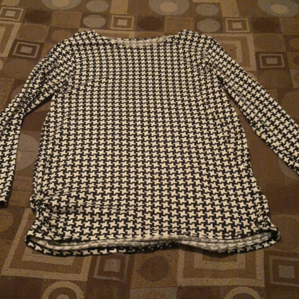 Houndstooth tunic
